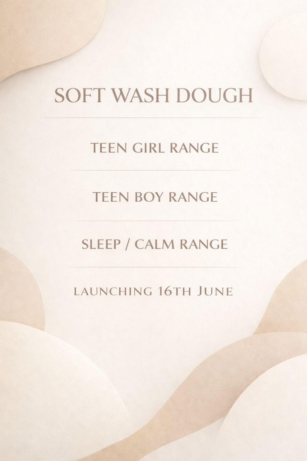 Soft Wash Dough