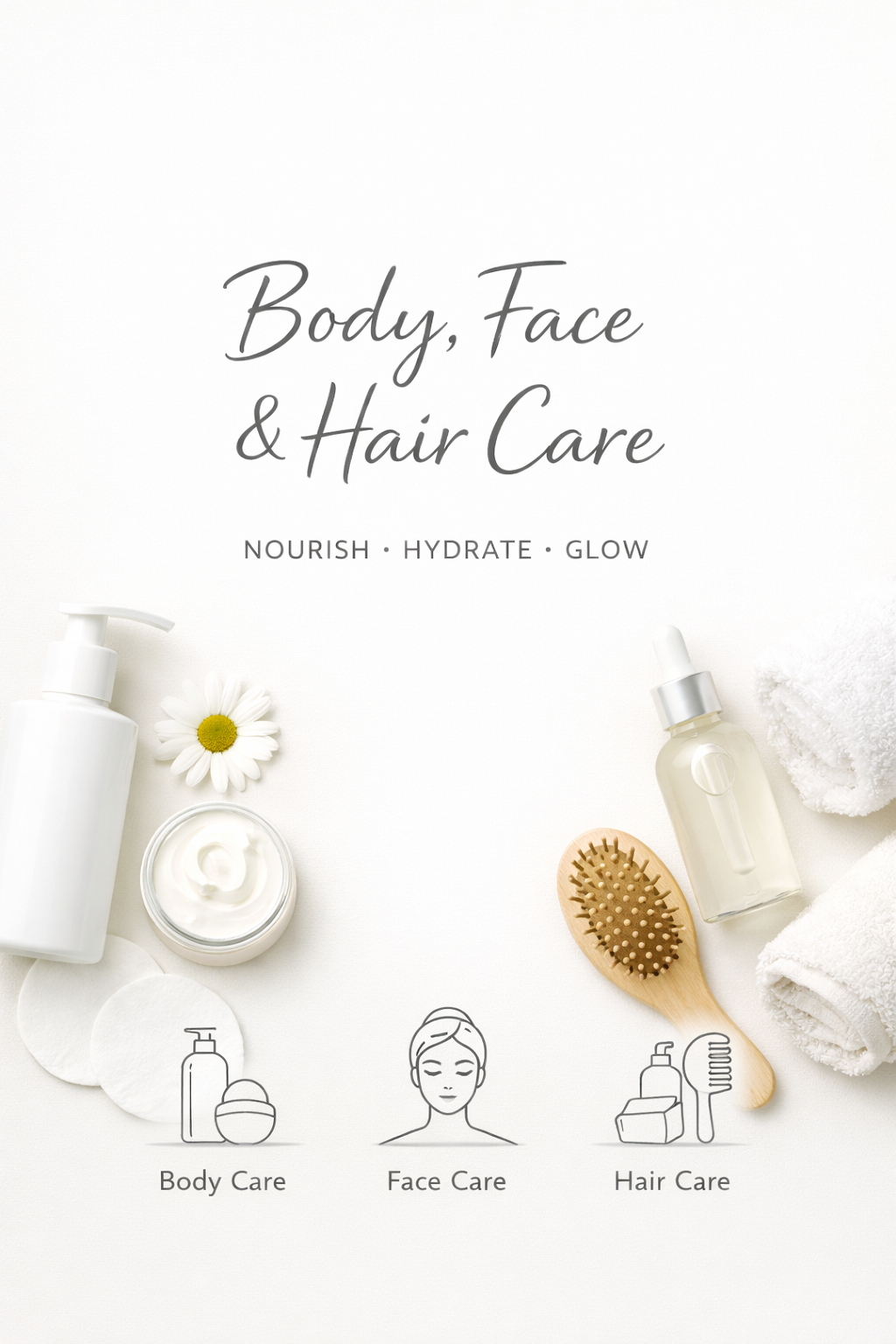 Body, Face & Hair care