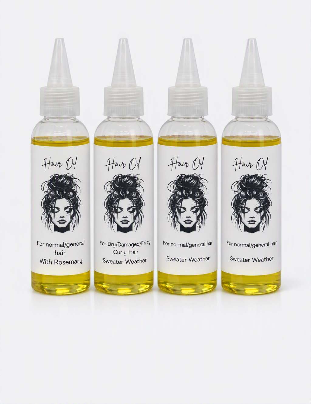 Hair Oil for Dry Damaged, Curly Frizzy Hair