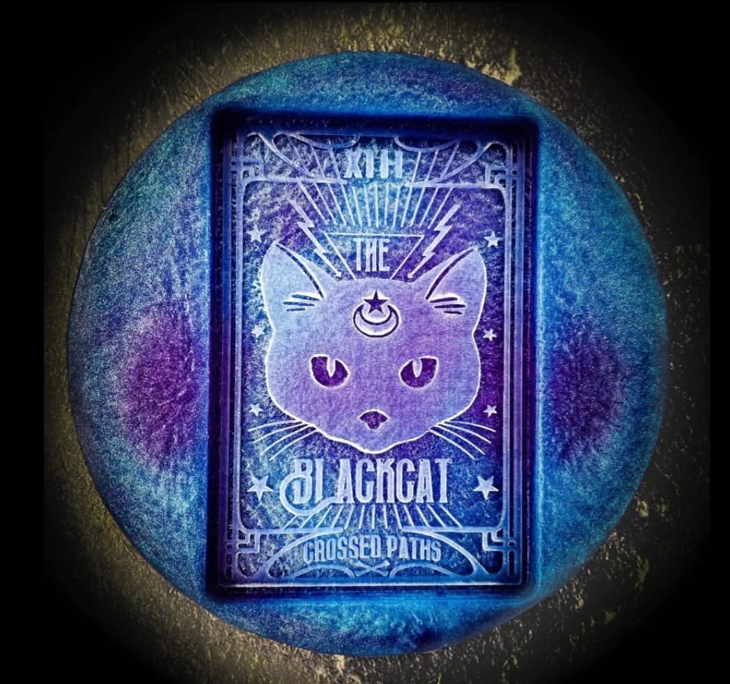 Wax Melt Novelty Shapes Black Cat Tarot Card