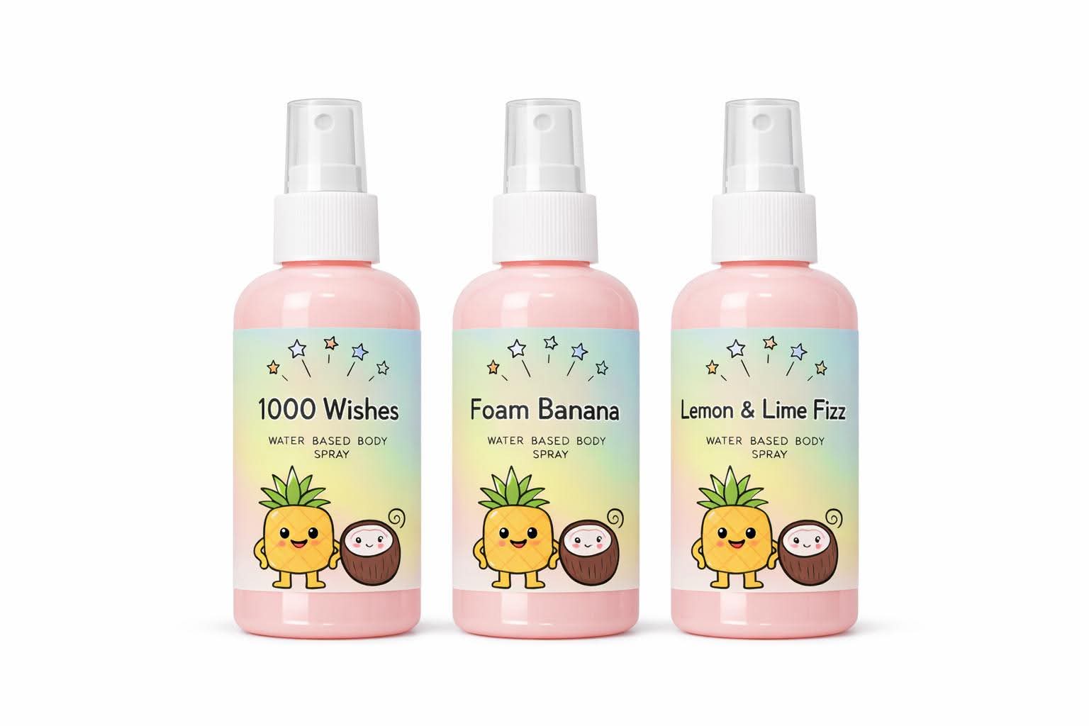 Kids Water Based Body Spray